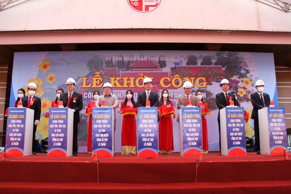 Khởi công dự án tôn tạo, nâng cấp di tích Khu lưu niệm Tổng Bí thư Lê Duẩn - Anh 1