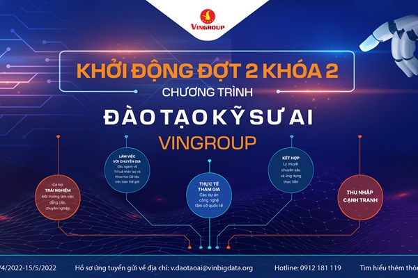 Vingroup khởi động Chương trình Đào tạo Kỹ sư AI năm 2022 - Anh 1