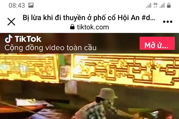 Du khách tố bị lừa khi đi thuyền thả đèn hoa đăng ở Hội An: Cơ quan chức năng nói gì? - Anh 1