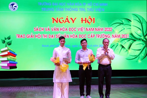 Trường ĐH Văn hóa TP.HCM trao giải Hội thi Đại sứ Văn hóa đọc - Anh 2