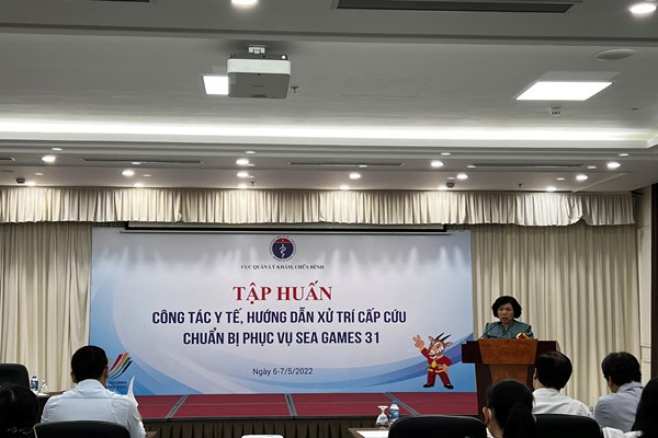 Gần 200 bác sĩ từ 12 tỉnh, thành phục vụ SEA Games 31 - Anh 1
