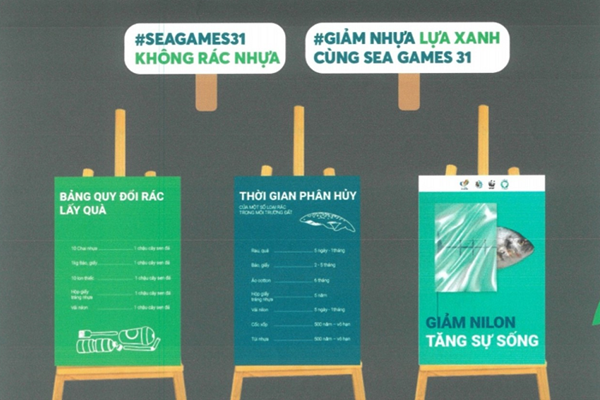 SEA Games 31 xanh, giảm thiểu rác thải nhựa - Anh 1