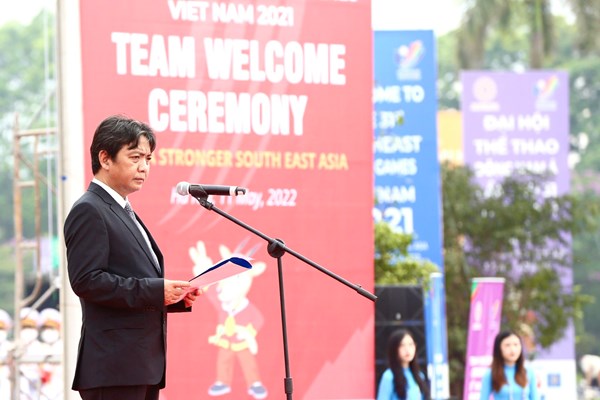 Lễ thượng cờ các Đoàn thể thao dự SEA Games 31 - Anh 1