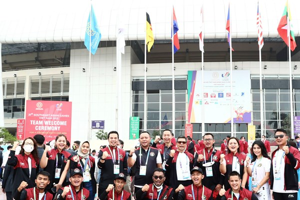 Lễ thượng cờ các Đoàn thể thao dự SEA Games 31 - Anh 11