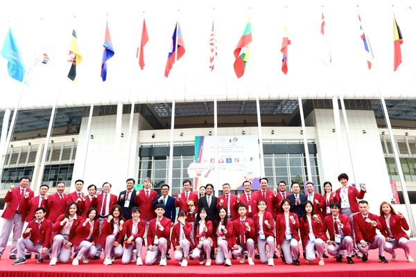 Lễ thượng cờ các Đoàn thể thao dự SEA Games 31 - Anh 10