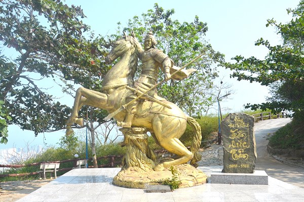 Về tượng đài Hưng Đạo Vương Trần Quốc Tuấn tại Khu du lịch Hồ Mây: Sở VHTT Bà Rịa - Vũng Tàu báo cáo kết quả kiểm tra - Anh 1