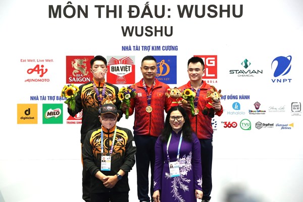 Wushu “mở hàng” bằng 2 HCV - Anh 4