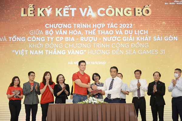 Công bố chương trình hợp tác giữa Bộ VHTTDL và SABECO - Anh 1