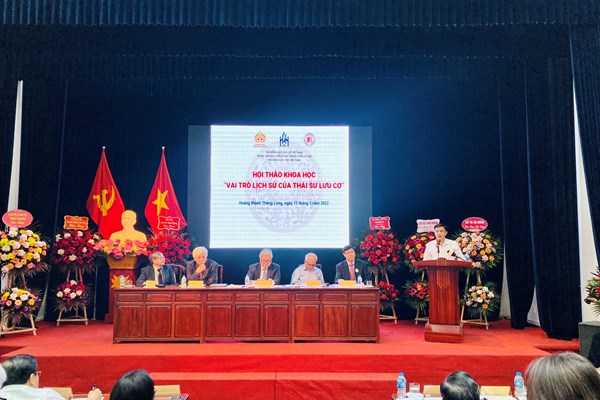 Hội thảo khoa học “Vai trò lịch sử của Thái sư Lưu Cơ” - Anh 1