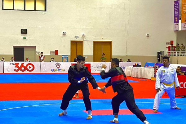 Pencak Silat Việt Nam tiếp tục “gặt” 3 HCV ở nội dung đối kháng nam - Anh 3