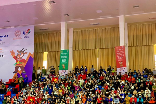 Pencak Silat Việt Nam tiếp tục “gặt” 3 HCV ở nội dung đối kháng nam - Anh 1