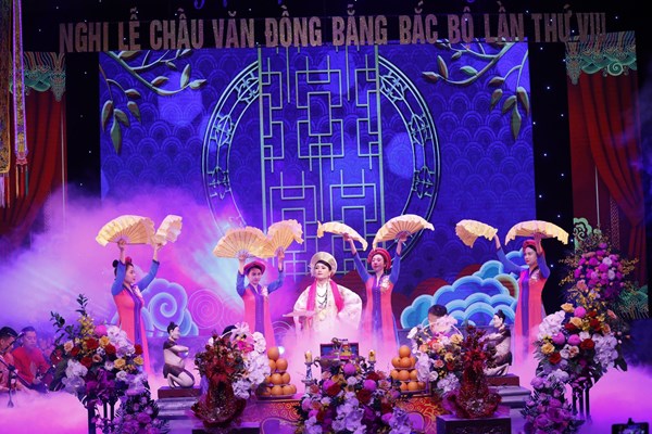 Chương trình Nghệ thuật và Diễn xướng Nghi lễ  Chầu văn đồng bằng Bắc Bộ lần thứ VIII - Anh 1