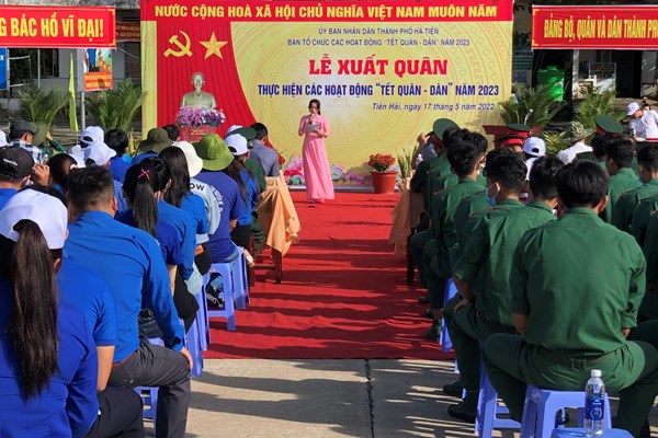 Kiên Giang triển khai các hoạt động Tết Quân-Dân 2023 - Anh 2