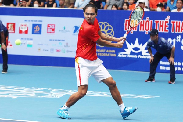 Quần vợt Việt Nam nắm chắc HCV đơn nam SEA Games 31 - Anh 1