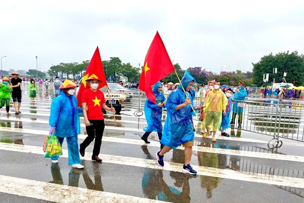 Bùng nổ sân vận động Mỹ Đình trước trận chung kết - Anh 4