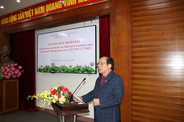 Bộ VHTTDL  trao 16 giải  kịch bản sân khấu xuất sắc về đề tài Thương binh, Liệt sĩ - Anh 3