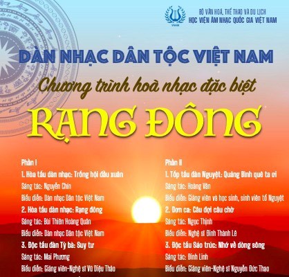 “Rạng Đông”: Chương trình hòa nhạc mang đậm bản sắc dân tộc - Anh 1
