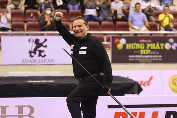Cơ thủ người Bỉ vô địch World Cup Billiard Carom 3 băng TP.HCM 2022 - Anh 2