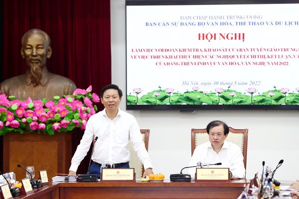 Triển khai Nghị quyết của Đảng trên lĩnh vực văn hóa, văn nghệ đạt được nhiều kết quả quan trọng - Anh 3