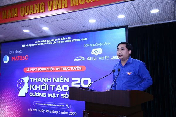 Phát động cuộc thi trực tuyến “Thanh niên khởi tạo gương mặt số” năm 2022 - Anh 1