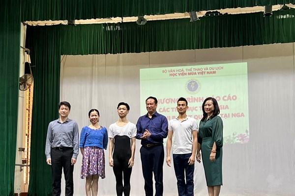 Học viện Múa Việt Nam báo cáo chương trình tham gia Cuộc thi Ballet quốc tế tại Nga - Anh 1