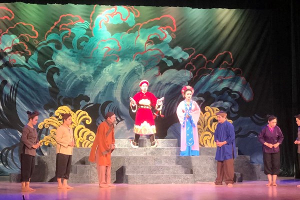 Nhà hát Tuồng Nguyễn Hiễn Dĩnh (Đà Nẵng) “gặt” nhiều giải tại liên hoan Tuồng và Dân ca kịch toàn quốc 2022 - Anh 1