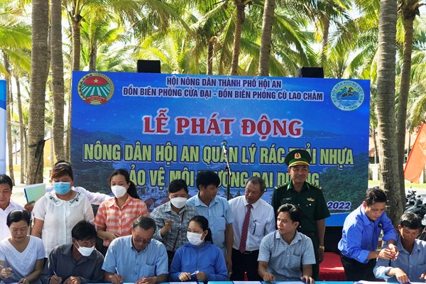 Nông dân, ngư dân Hội An chung tay bảo vệ môi trường đại dương - Anh 1