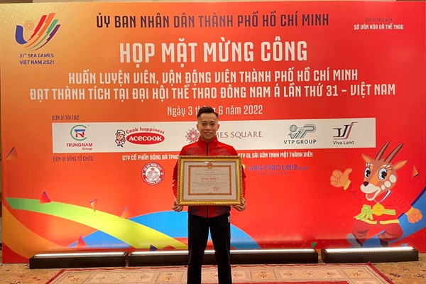 TP.HCM khen thưởng VĐV, HLV đạt thành tích cao tại SEA Games 31 - Anh 4