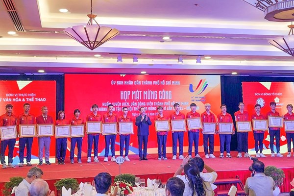 TP.HCM khen thưởng VĐV, HLV đạt thành tích cao tại SEA Games 31 - Anh 2