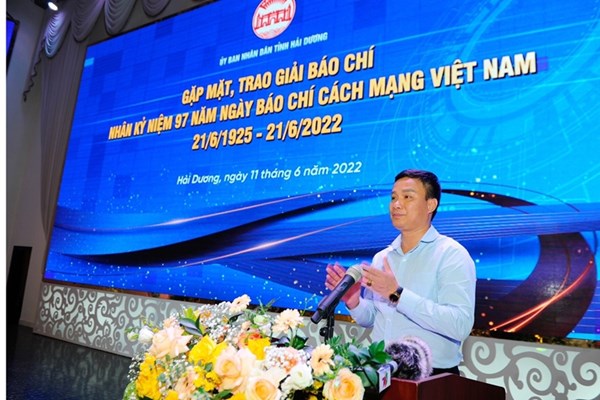 Báo chí đồng hành cùng với tỉnh Hải Dương vượt khó, tăng tốc - Anh 3