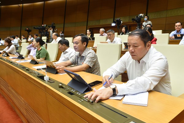 Quốc hội thông qua hai nghị quyết về việc Thành lập Đoàn giám sát chuyên đề và Luật Cảnh sát cơ động - Anh 4