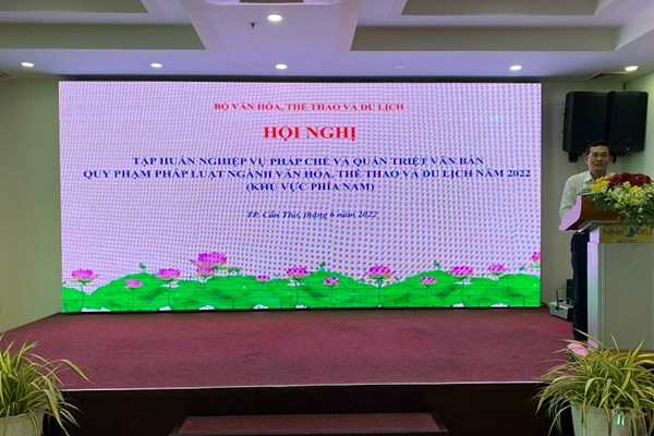 Hội nghị nghiệp vụ pháp chế và quán triệt văn bản quy phạm pháp luật năm 2022 - Anh 2