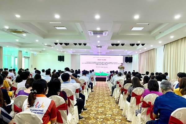 Hội nghị nghiệp vụ pháp chế và quán triệt văn bản quy phạm pháp luật năm 2022 - Anh 4