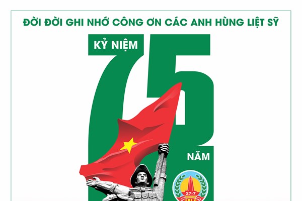 75 tranh cổ động tuyên truyền 75 năm Ngày Thương binh, Liệt sĩ - Anh 4