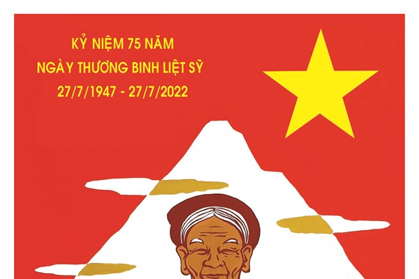 75 tranh cổ động tuyên truyền 75 năm Ngày Thương binh, Liệt sĩ - Anh 2