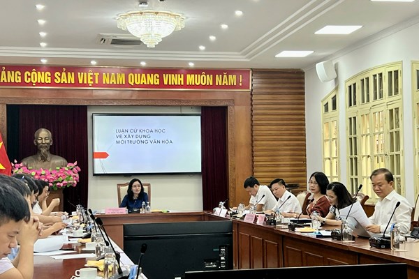 Luận cứ khoa học về xây dựng môi trường văn hoá - Anh 1