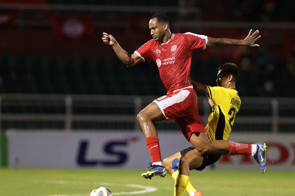 Viettel thắng đậm đội bóng Lào ở AFC Cup - Anh 1