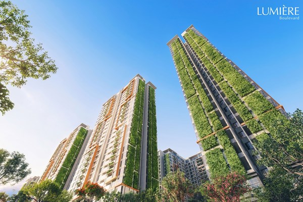 Không gian xanh 3D LUMIÈRE Boulevard thành “tâm bão” BĐS TP.Thủ Đức - Anh 3