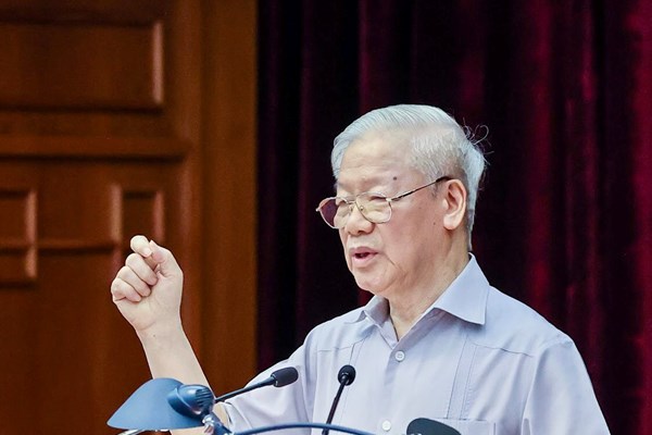 Toàn văn phát biểu của Tổng Bí thư về tổng kết 10 năm phòng, chống tham nhũng - Anh 1