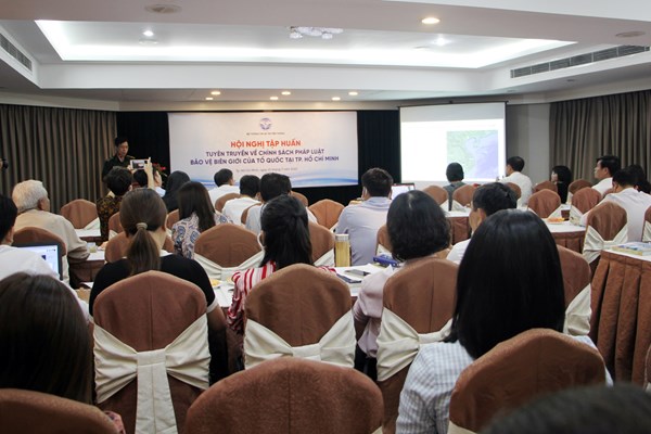 Bộ TT&TT tập huấn nghiệp vụ, phổ biến chính sách pháp luật về bảo vệ biên giới của Tổ quốc - Anh 1