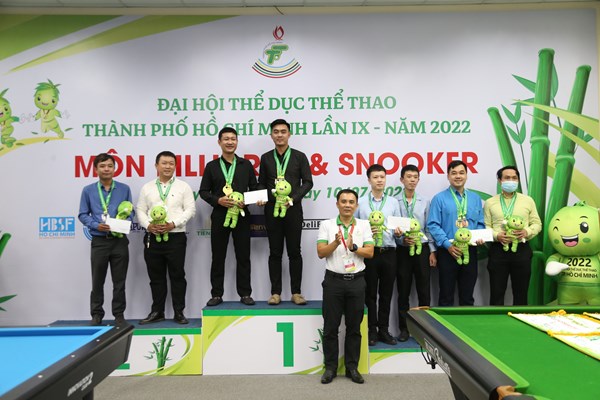 Quận 1 nhất toàn đoàn môn Biliards & Snooker Đại hội thể thao TP.HCM - Anh 2