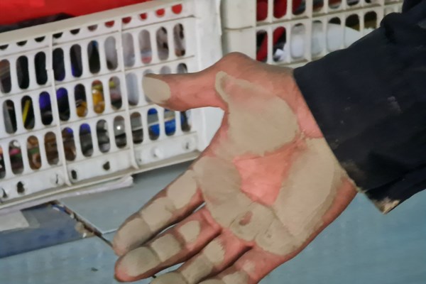 Quảng Ngãi: Người dân “ngộp thở” vì bụi do xe tải chở đất, đá - Anh 2
