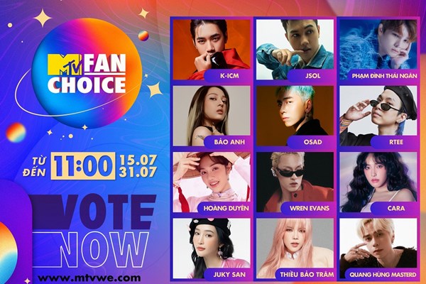 Khởi động giải thưởng MTV Fan Choice 2022 - Anh 1