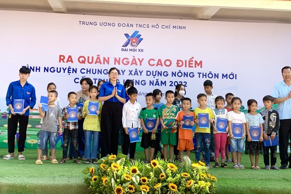 Sôi động ngày cao điểm tình nguyện chung tay xây dựng nông thôn mới - Anh 3