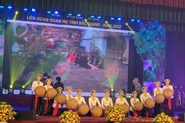 Liên hoan Quan họ Bắc Giang lần thứ VII năm 2022 - Anh 2