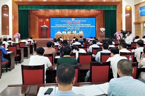 Kiên Giang: Gặp mặt, đối thoại với doanh nghiệp về môi trường đầu tư kinh doanh - Anh 3