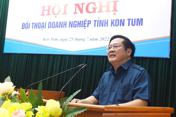 Kon Tum: Đối thoại để tháo gỡ khó khăn, vướng mắc, đồng hành cùng doanh nghiệp - Anh 3