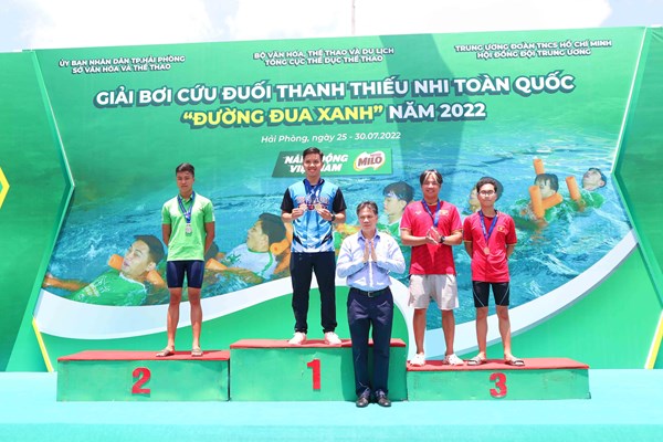Khai mạc giải Bơi cứu đuối Thanh thiếu nhi toàn quốc “Đường đua xanh” năm 2022 - Anh 2
