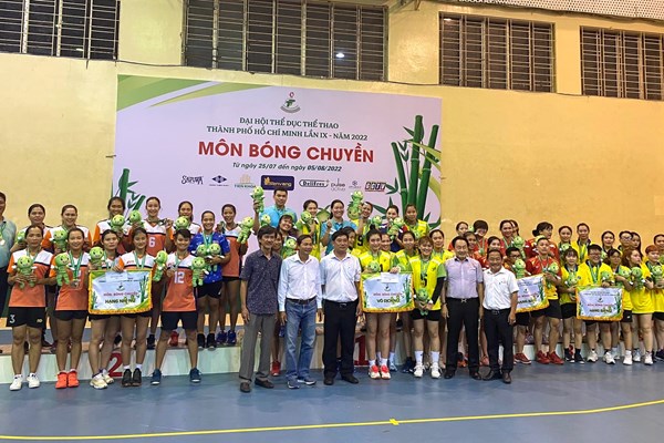 Kết thúc Giải bóng chuyền Đại hội TDTT TP.HCM 2022 - Anh 2