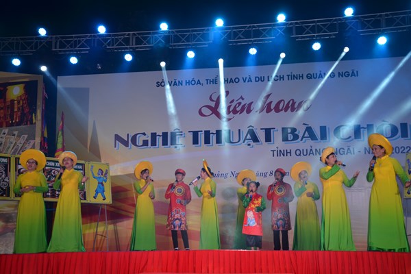 Khai mạc Liên hoan nghệ thuật Bài chòi tỉnh Quảng Ngãi - Anh 5
